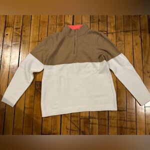 J. Crew Factory 1/4 zip sweater